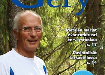 Voimaa ruuasta -lehden kansi, jossa Karl-Henrik Sohkanen